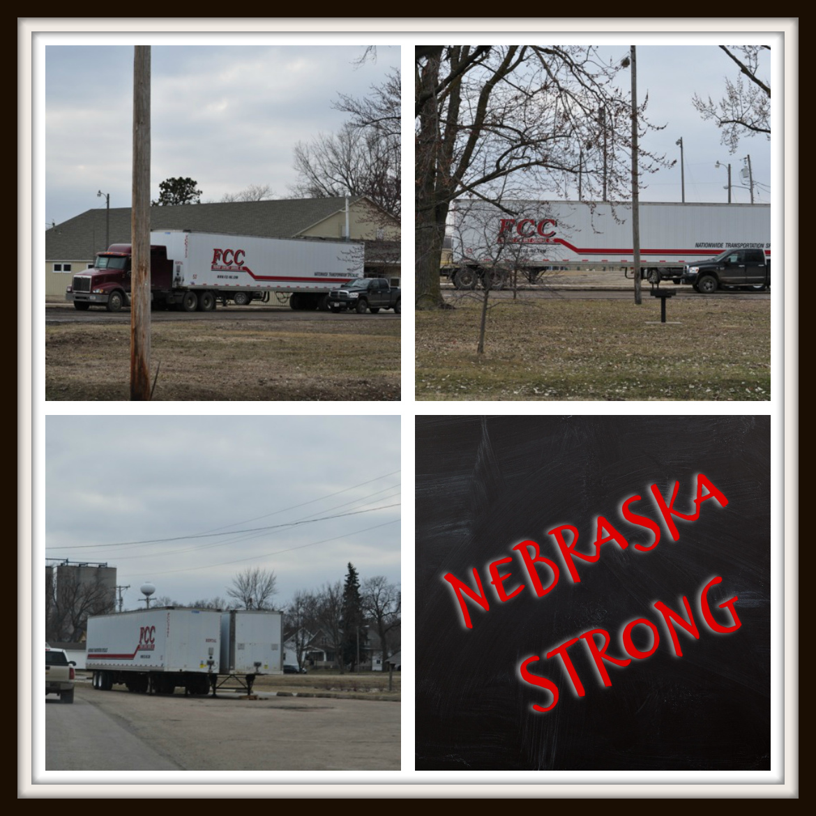 Fremont Contract Carriers provides flood relief in Nebraska.