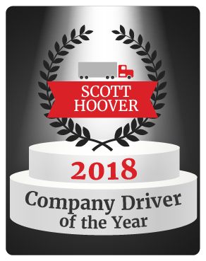 Scott Hoover, Company Driver of the Year graphic