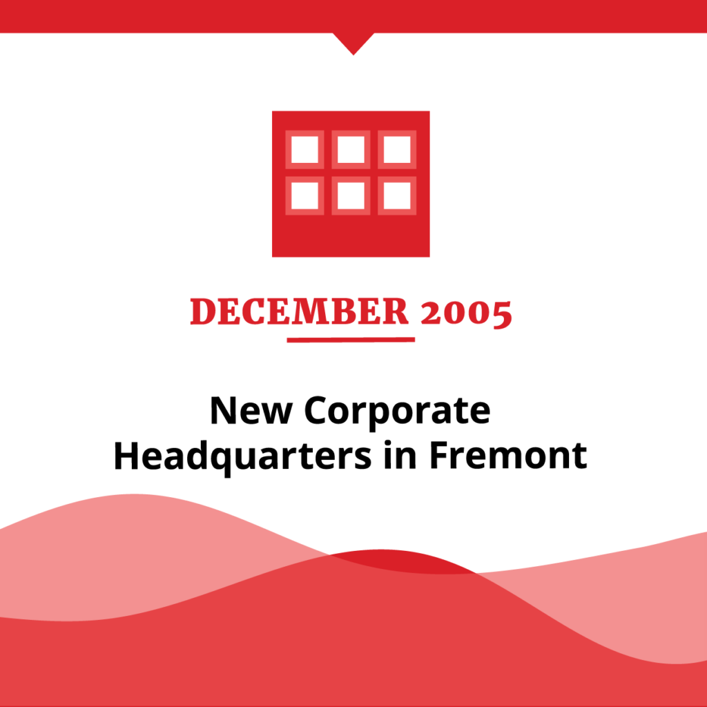 Dec. 2005 FCC Timeline Item - New Corporate Headquarters in Fremont, NE