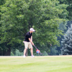 2018 FCC Annual Golf Tournament golfer hits ball