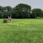 2018 FCC Annual Golf Tournament, golfer tees up